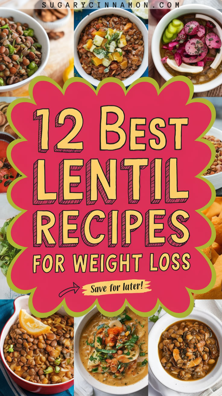 Lentil Recipes for Weight Loss-pin