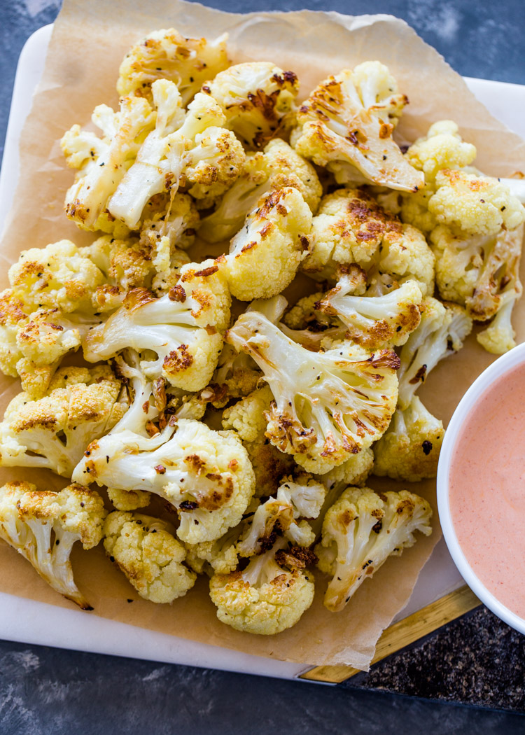 Roasted Garlic Cauliflower