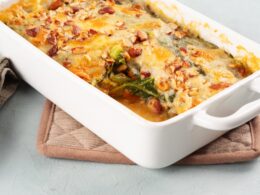 Baked squash and savoy cabbage casserole vegetarian lasagna