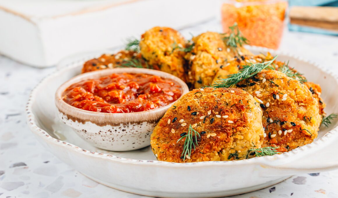 Healthy High Protein Red Lentil patties