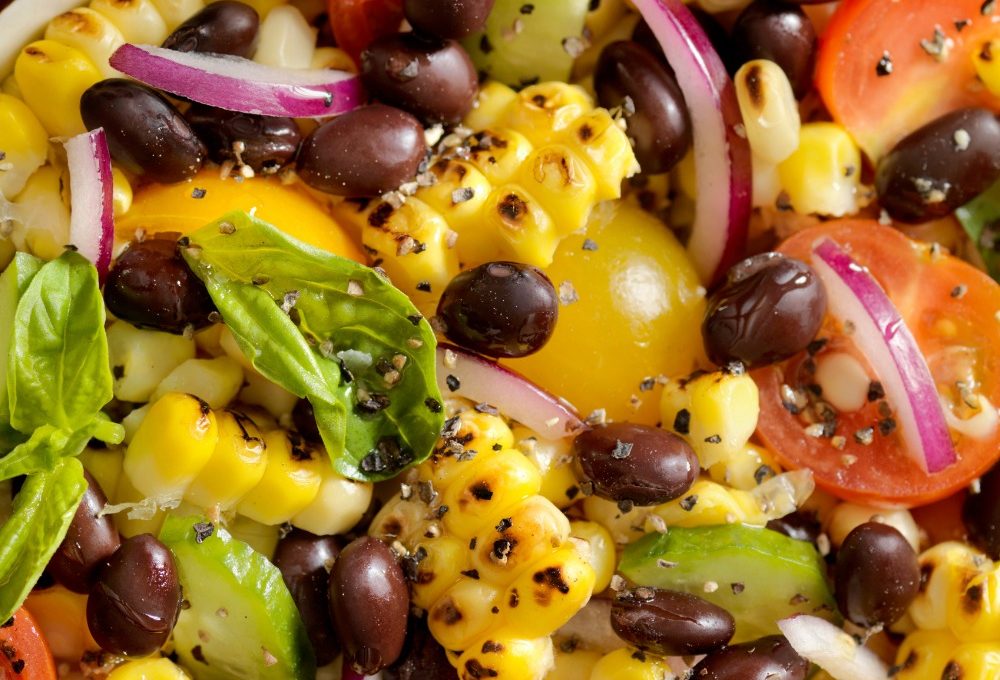 Grilled Corn And Black Bean Salad