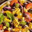Grilled Corn And Black Bean Salad