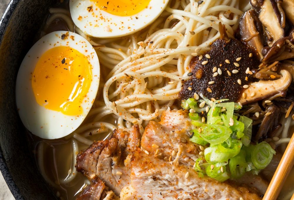 Homemade Japanese Pork Tonkotsu Ramen