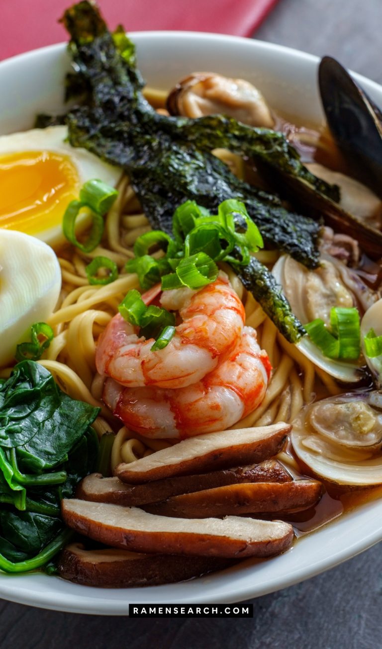 Kombu Broth Seafood Ramen