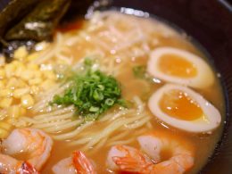 Shrimp With Eggs Ramen Bowl