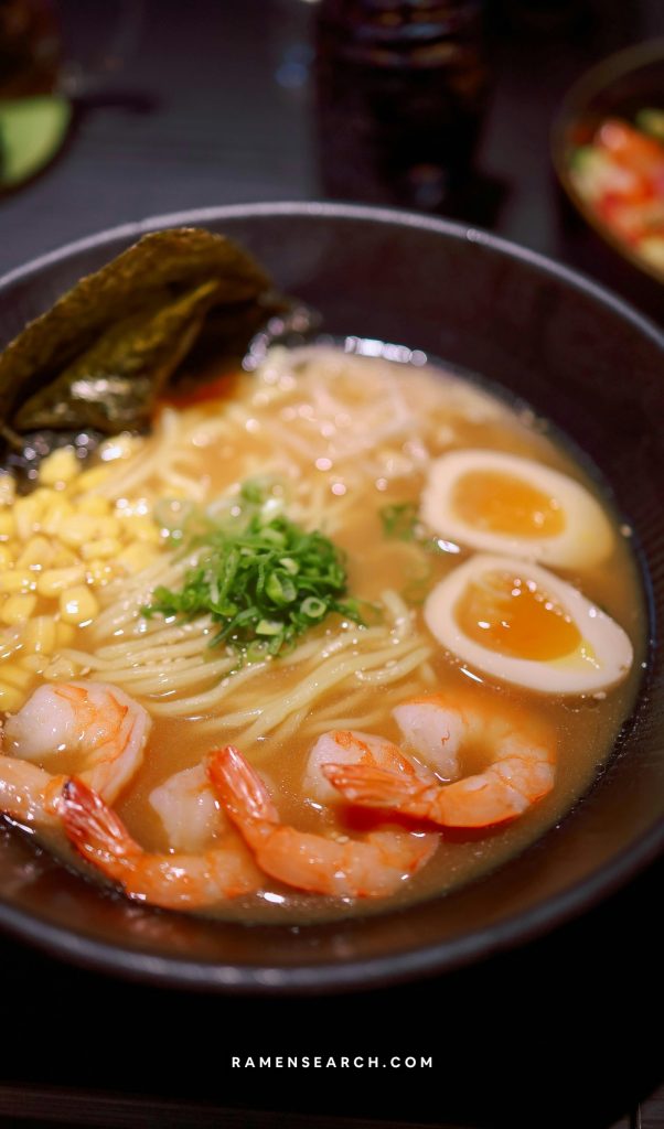 Shrimp With Eggs Ramen Bowl