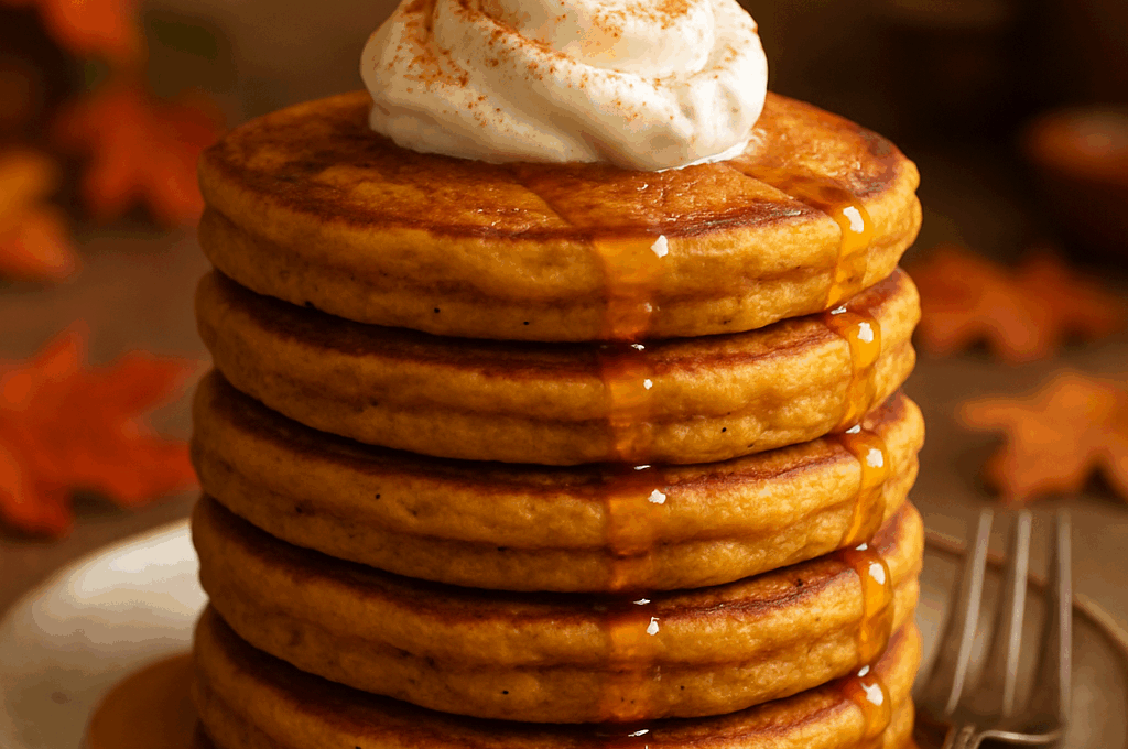 Fluffy Pumpkin Pancakes Recipe