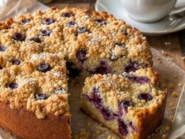 Blueberry Coffee Crumb Cake