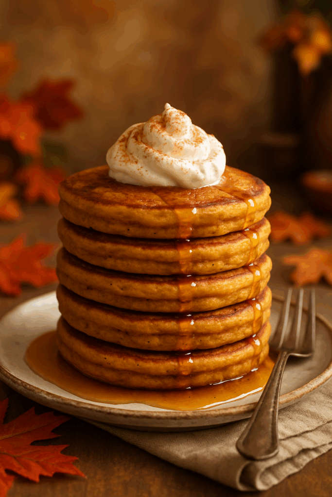 Fluffy Pumpkin Pancakes Recipe