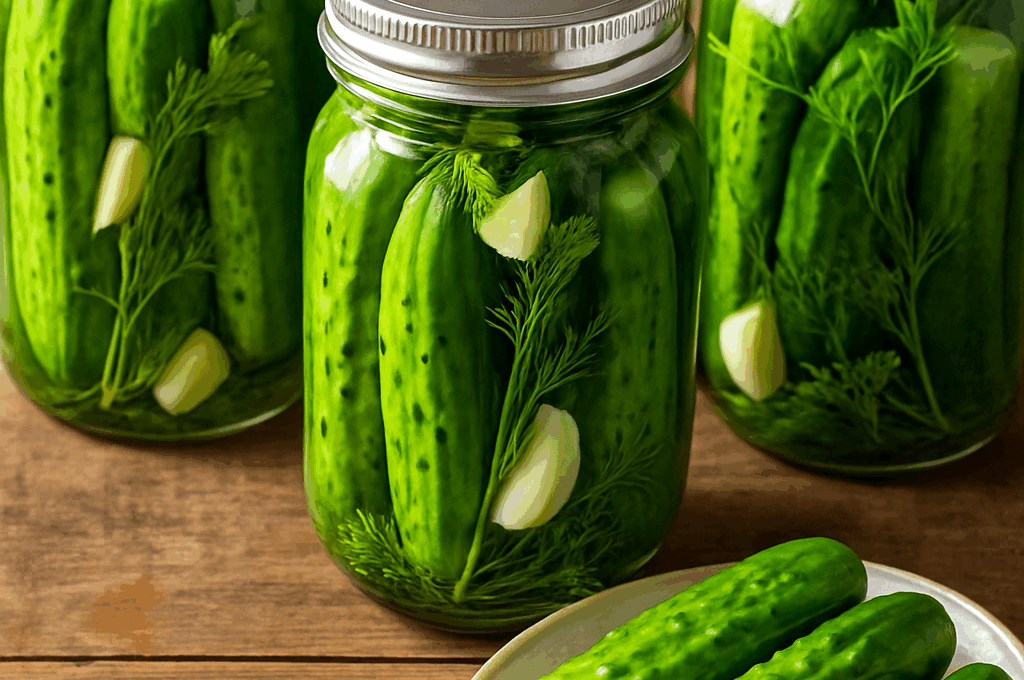 Homemade Dill Pickles Recipe