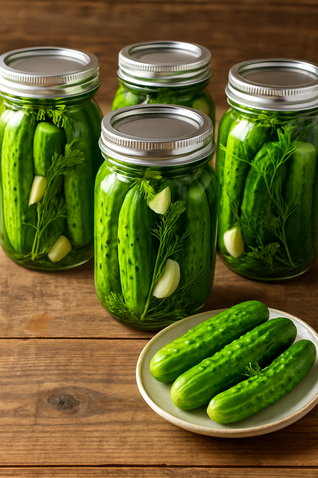 Homemade Dill Pickles Recipe